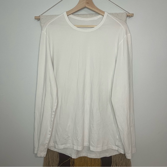 lululemon athletica Other - Lululemon White Fundamental Long Sleeve T-Shirt Large